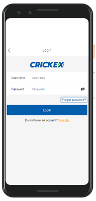 crickex mobile app login